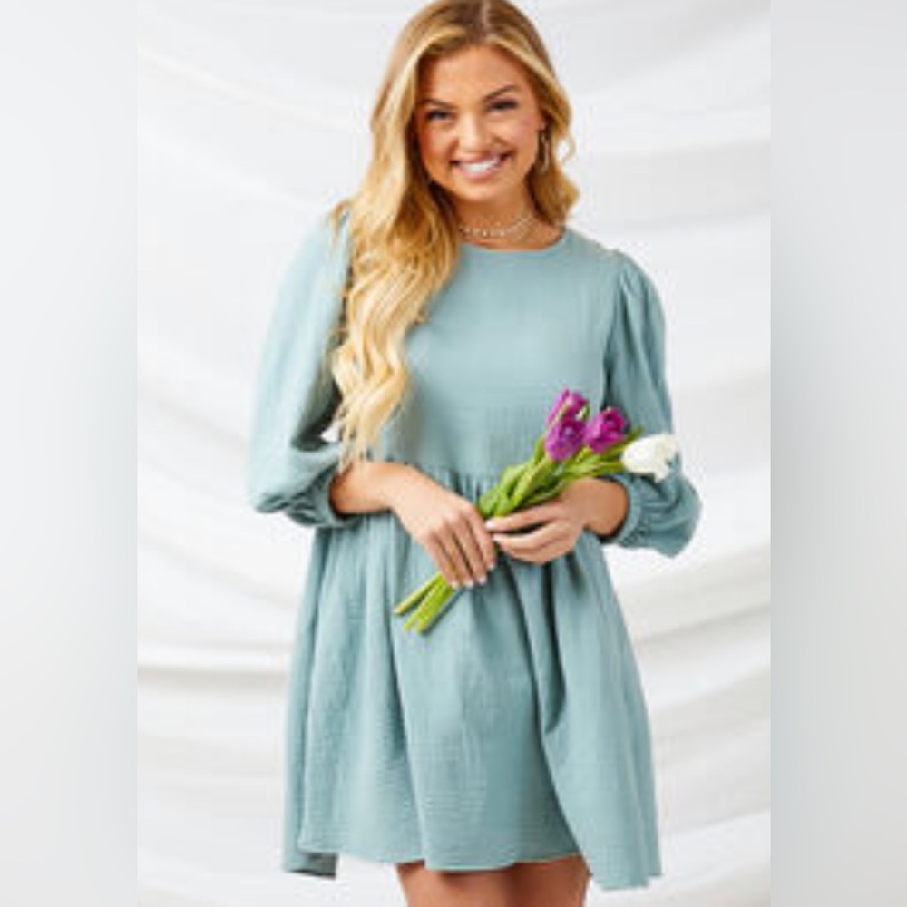 Altar’d State seafoam dress.
